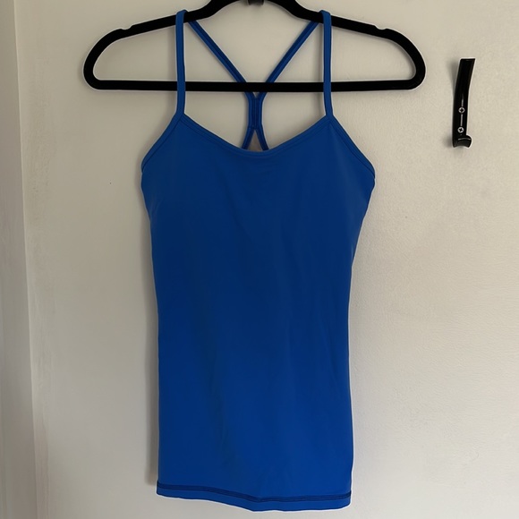 Lululemon Bright Blue Power Y Tank - Picture 3 of 5
